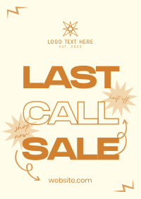 Final Call Discounts Flyer