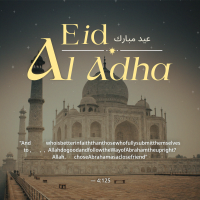 Eid Al Adha Quran Quote Instagram Post