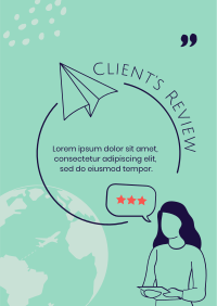 Travel Agency Review Poster