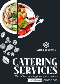 Food Bowls Catering Flyer