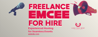 Freelance Emcee Hiring Facebook Cover Design