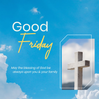 Good Friday Sky Linkedin Post