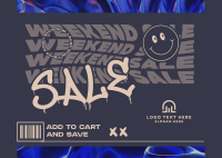 Cyber Urban Sale Postcard