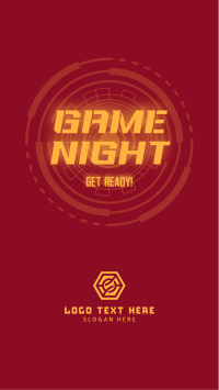 Futuristic Game Night Facebook Story