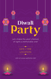 Lights Festival Invitation Design