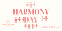 People Harmony Day Twitter Post