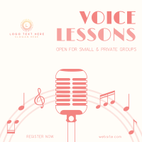 Vocal Session Instagram Post Design