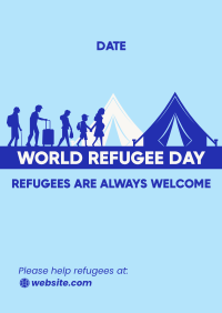 Welcome Refugee Day Poster