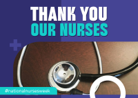 Healthcare Nurses Postcard