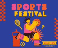 Go for Gold on Sports Festival Facebook Post