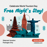 Modern Tourism Vacation Instagram Post Design