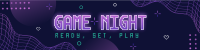 Futuristic Game Night Twitch Banner