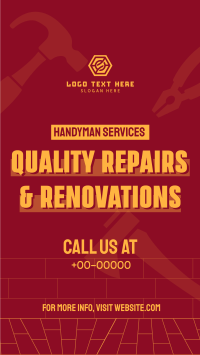 Home Repair Service Instagram Story