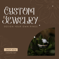 Customized Rings Instagram Post Design