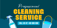 Cleaning Service Professional Twitter Post