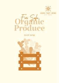 Organic Produce For Sale Flyer Design