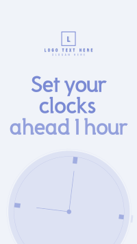 Daylight Saving Reminder Instagram Story