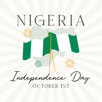 Nigeria Independence Event Instagram Post Design