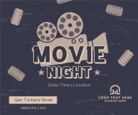 Movie Night Tickets Facebook Post