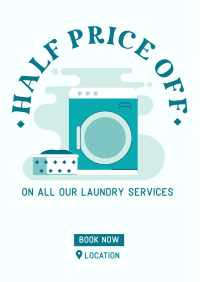 Laundry Machine Flyer
