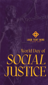 World Day of Social Justice Instagram Reel Image Preview