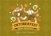 Okto-beer-fest Postcard