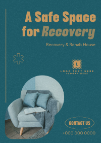 Minimalist Recovery House Poster