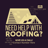 Roof Construction Services Linkedin Post