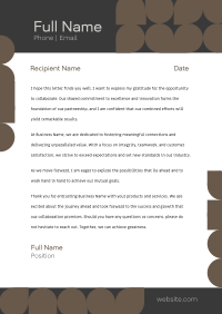 Simple Modern Minimalist Letterhead