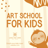 Art School for Kids Instagram Post