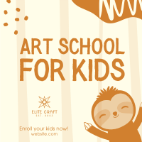 Art School for Kids Instagram Post Image Preview