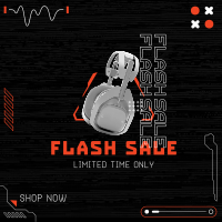 Tech Flash Sale Instagram Post Design