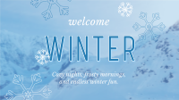 Winter Greeting Facebook Event Cover