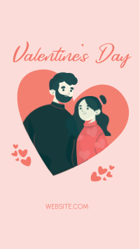 Valentine Couple Facebook Story