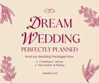 Dream Wedding Planner Facebook Post Image Preview