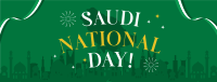 Celebrate Saudi National Day Facebook Cover Design