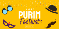 Purim Accessories Twitter Post