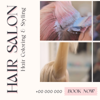 Hair Styling Salon Instagram Post