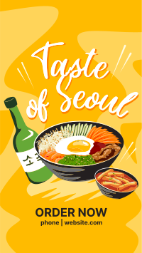 Taste of Seoul Food TikTok Video