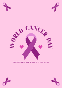 Pop Heart Cancer Poster