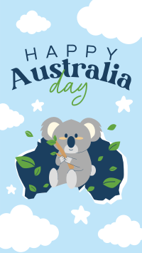 Koala Australia Day Instagram Reel Image Preview