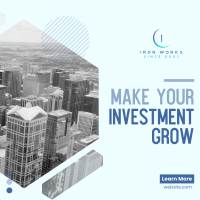 Make Your Investment Grow Instagram Post