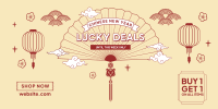 Lucky Deals Twitter Post