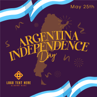 Independence Day of Argentina Linkedin Post