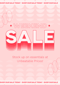 Agnostic Weekend Sale Poster