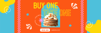 Pancake Day Promo Twitter Header Image Preview