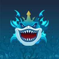 King Shark Twitch Profile Picture Design