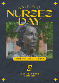 Retro Nurses Day Flyer