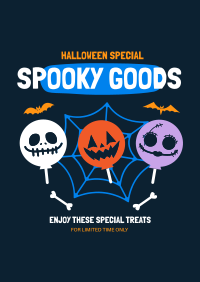 Spooky Treats Poster Design