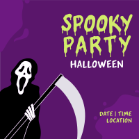 Spooky Party Instagram Post